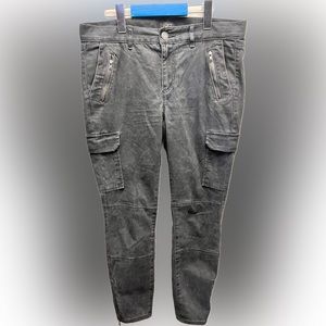 LOFT Petite Sateen Cargo Leggings